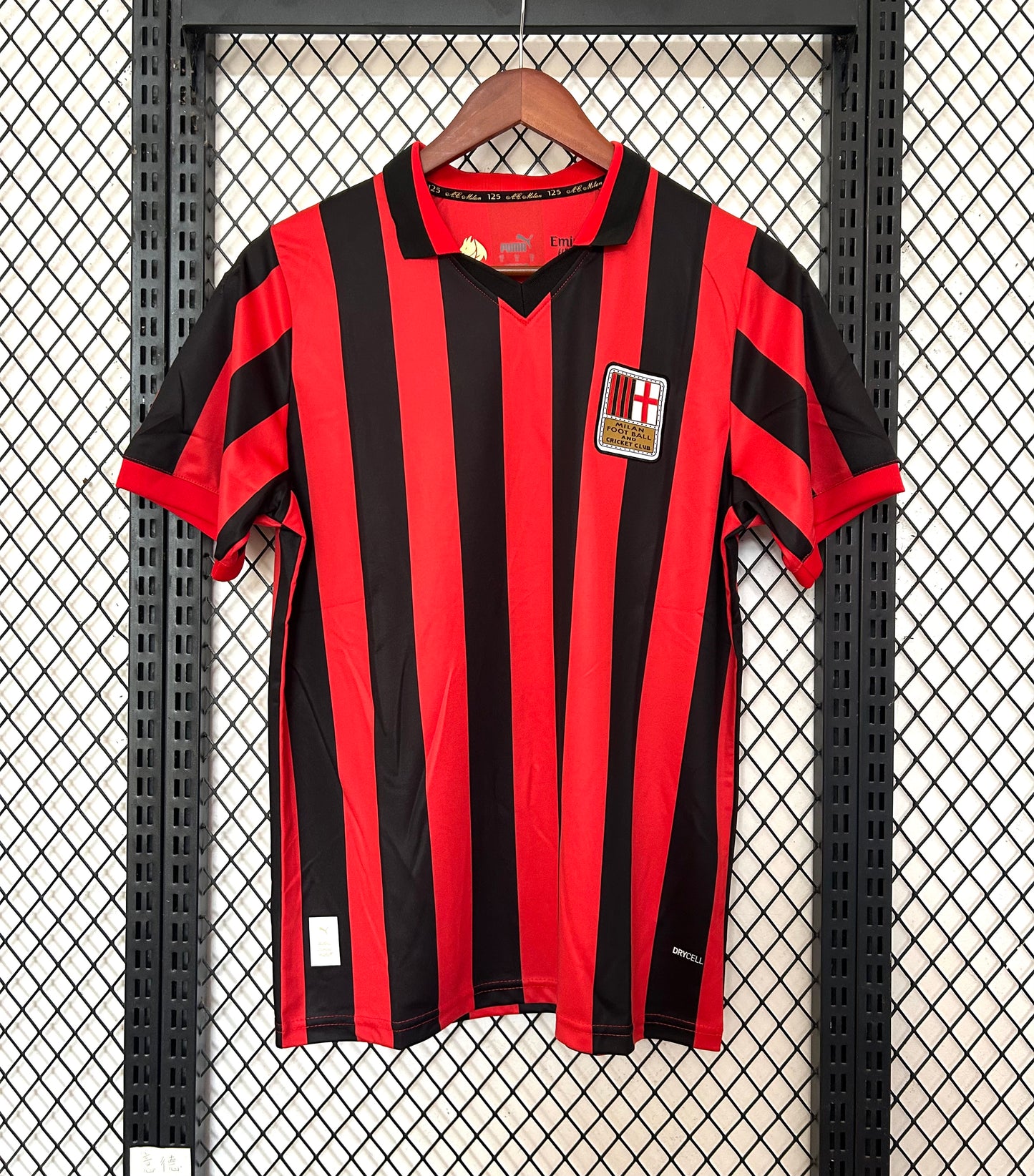 Milan AC Maillot 125th Anniversary Edition Retro Rouge