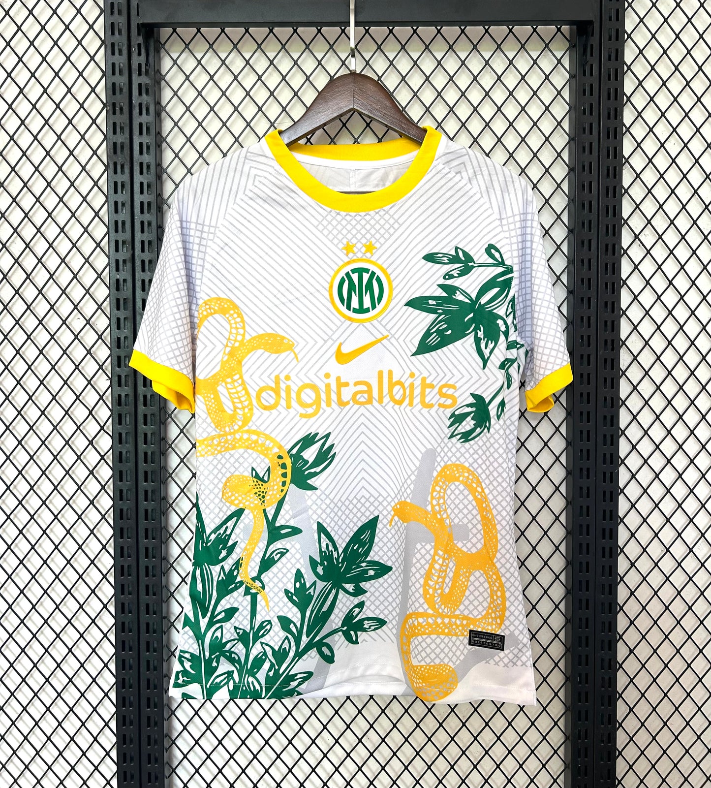 Maillot Inter Milan Blanc/Jaune Spéciale Serpent 2024/25