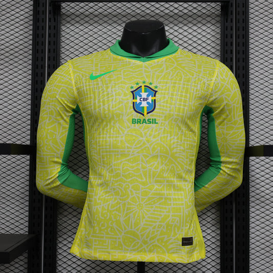 Maillot Brésil Manches Longues 2024/25 – Version Player