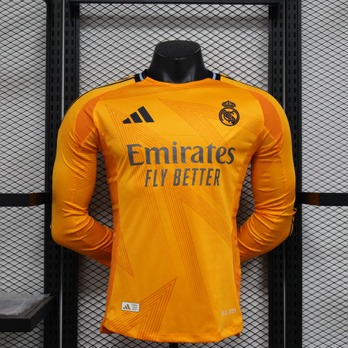 Maillot Extérieur Real Madrid Manche Longue 2024/25 – Version Player