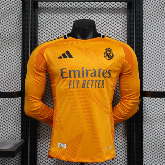 Maillot Extérieur Real Madrid Manche Longue 2024/25 – Version Player