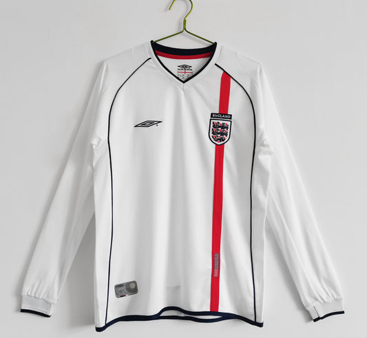 Maillot Angleterre Manches Longues Retro 2002