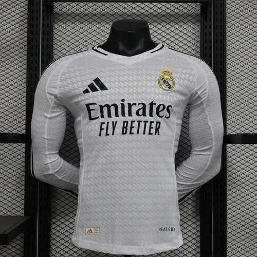Maillot Domicile Real Madrid Manche Longue 2024/25 – Version Player