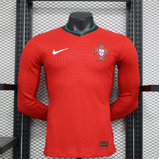 Maillot Domicile Portugal Manche Longue 2024/25 – Version Player