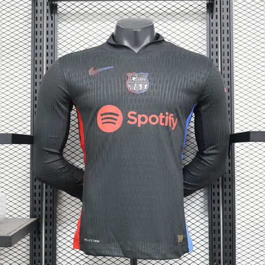 Maillot Extérieur Barcelone Manche Longue 2024/25 – Version Player