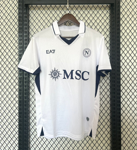 Maillot Extérieur Naples Blanc 2024/25
