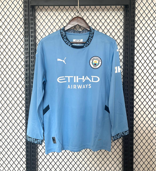 Maillot Domicile Manchester City Manches Longues 2024/25
