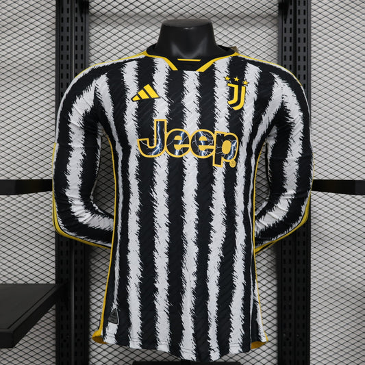 Maillot Domicile Juventus Manche Longue 2023/24 – Version Player