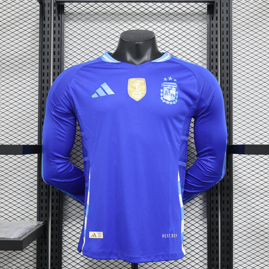 Maillot Extérieur Argentine Manche Longue 2024/25 – Version Player
