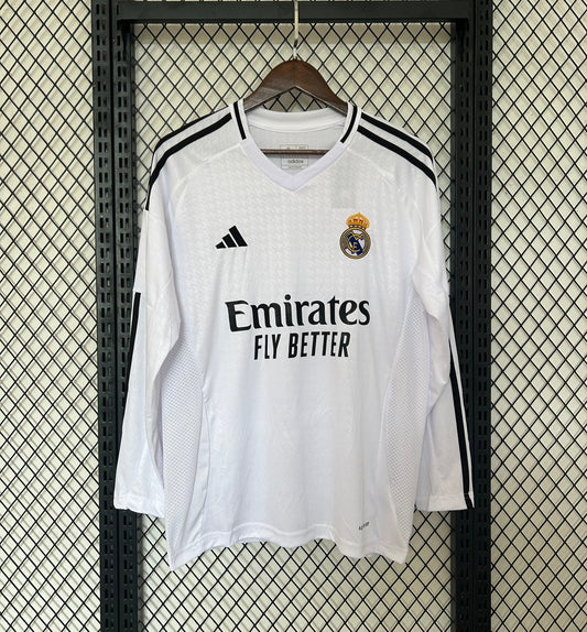 Maillot Domicile Real Madrid Manches Longues 2024/25