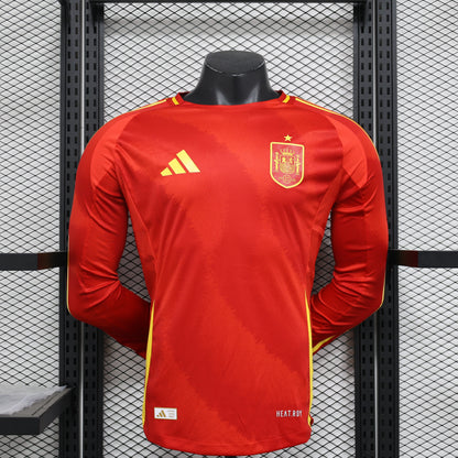 Maillot Domicile Espagne Manche Longue 2024/25 – Version Player
