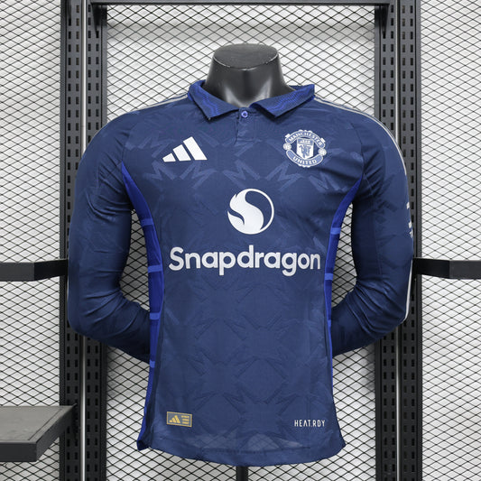 Maillot Extérieur Manchester United Manche Longue 2024/25 – Version Player