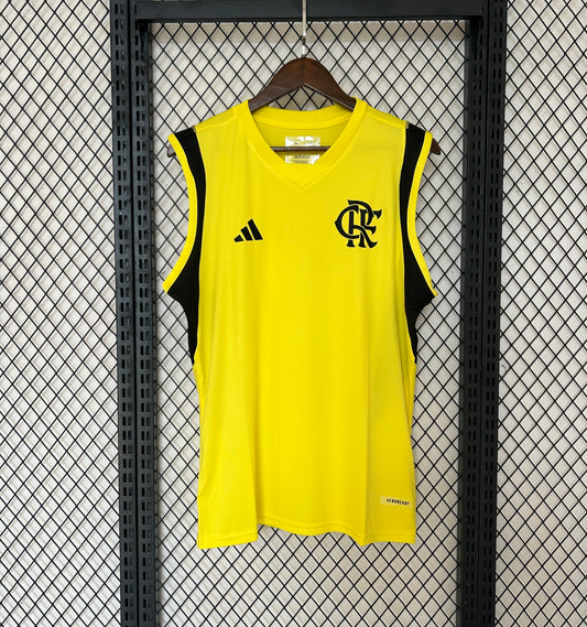 Maillot Flamengo Entraînement Jaune 2024/25 - Version fan