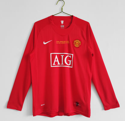 Maillot Manchester United Manches Longues Retro 2007/2008