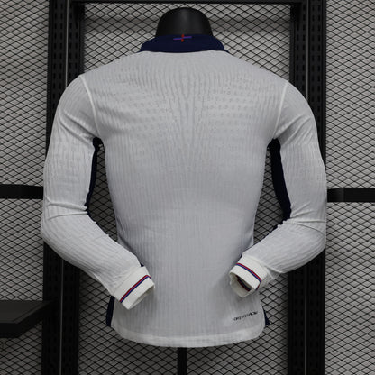 Maillot Domicile Angleterre Manche Longue 2024/25 – Version Player