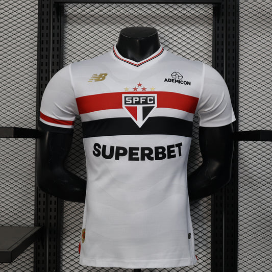 Maillot Domicile Sao Paulo 2025/26 – Version Player