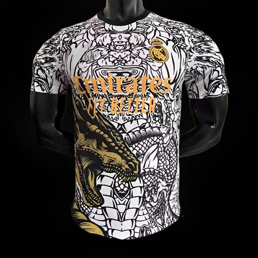 Maillot Real Madrid Édition Spécial Dragon Noir – Version Player
