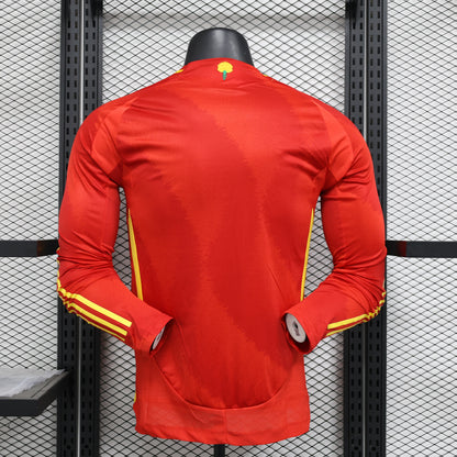 Maillot Domicile Espagne Manche Longue 2024/25 – Version Player