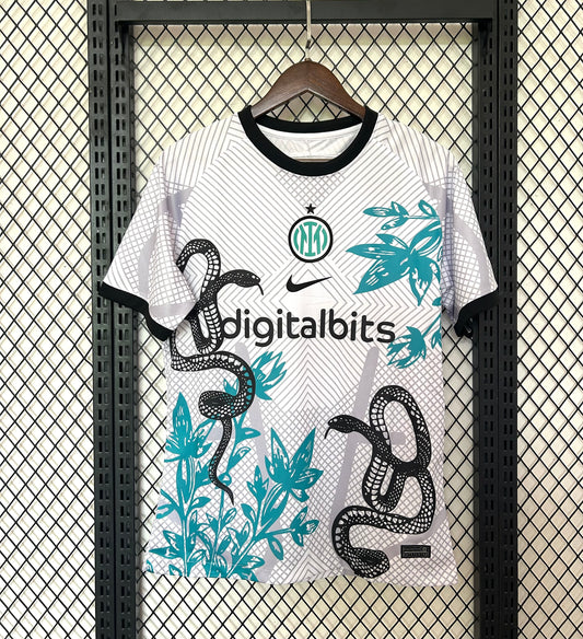 Maillot Inter Milan Blanc/Bleu Spéciale Serpent 2024/25