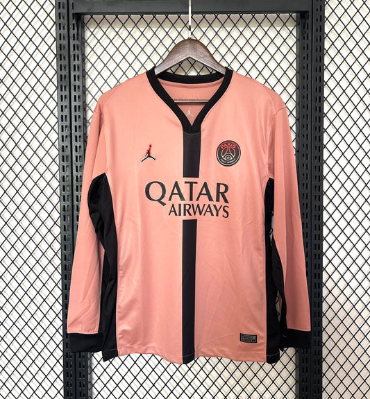 Maillot PSG Rose Manches Longues 2024/25