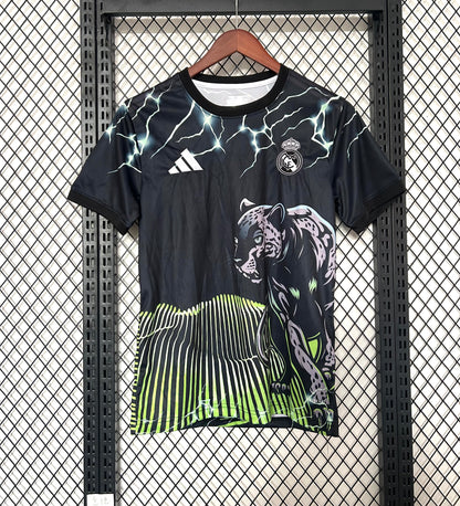 Maillot Real Madrid Green Panthère 2024/25