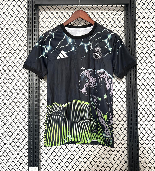 Maillot Real Madrid Green Panthère 2024/25