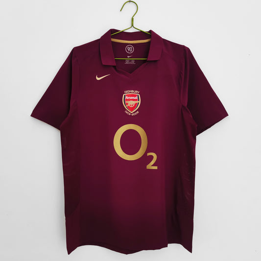 Maillot Arsenal Retro 2005/06
