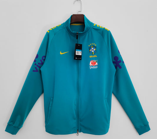 Veste Brésil Manche Longue Retro 2022/23
