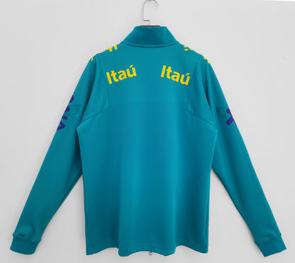 Veste Brésil Manche Longue Retro 2022/23