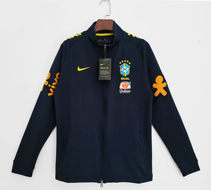 Veste Brésil Manche Longue Retro 2022/23