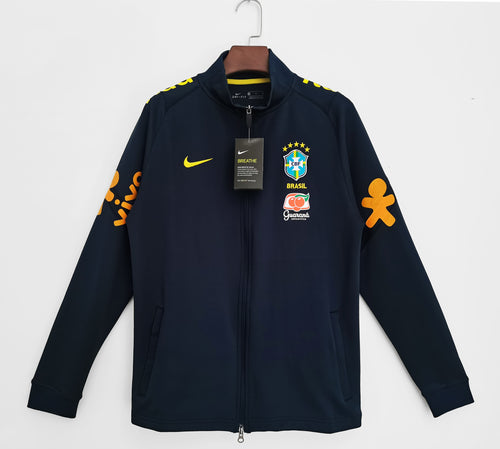 Veste Brésil Manche Longue Retro 2022/23