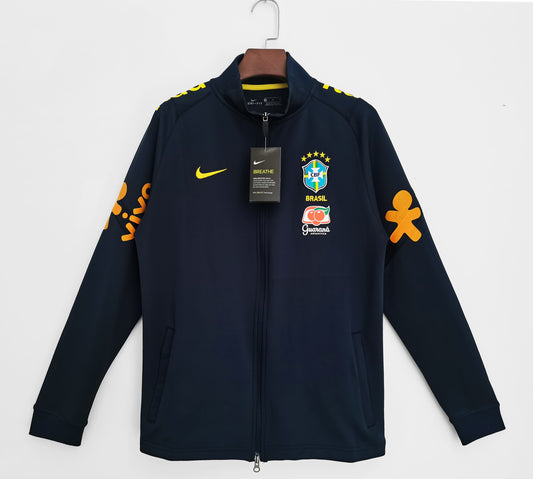 Veste Brésil Manche Longue Retro 2022/23